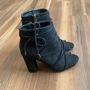 Peep Toe Bootie Heels